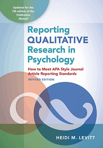 Reporting Qualitative Research in Psychology .